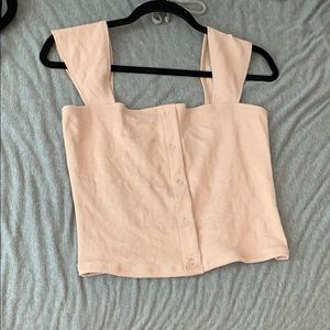 Never worn tan crop top